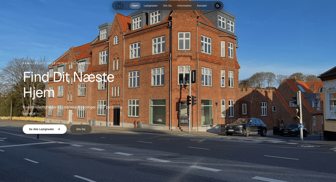 Screenshot of JPC Bolig (Vercel)